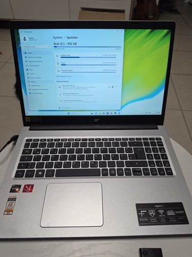 Acer aspire a315 23g 6 - acer, 15,6